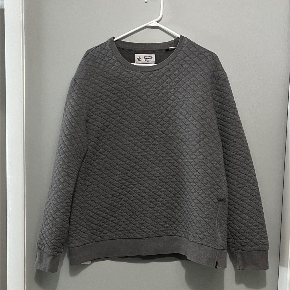 Penguin Quilted Sweatshirt